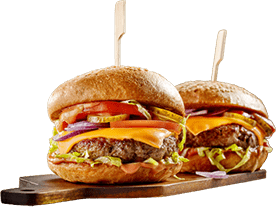 Order scrumptious burgers from Keskins
